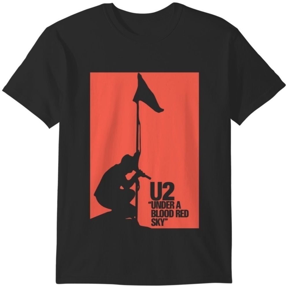 U2 Under A Blood Red Sky Bono The Edge Live Tshirt